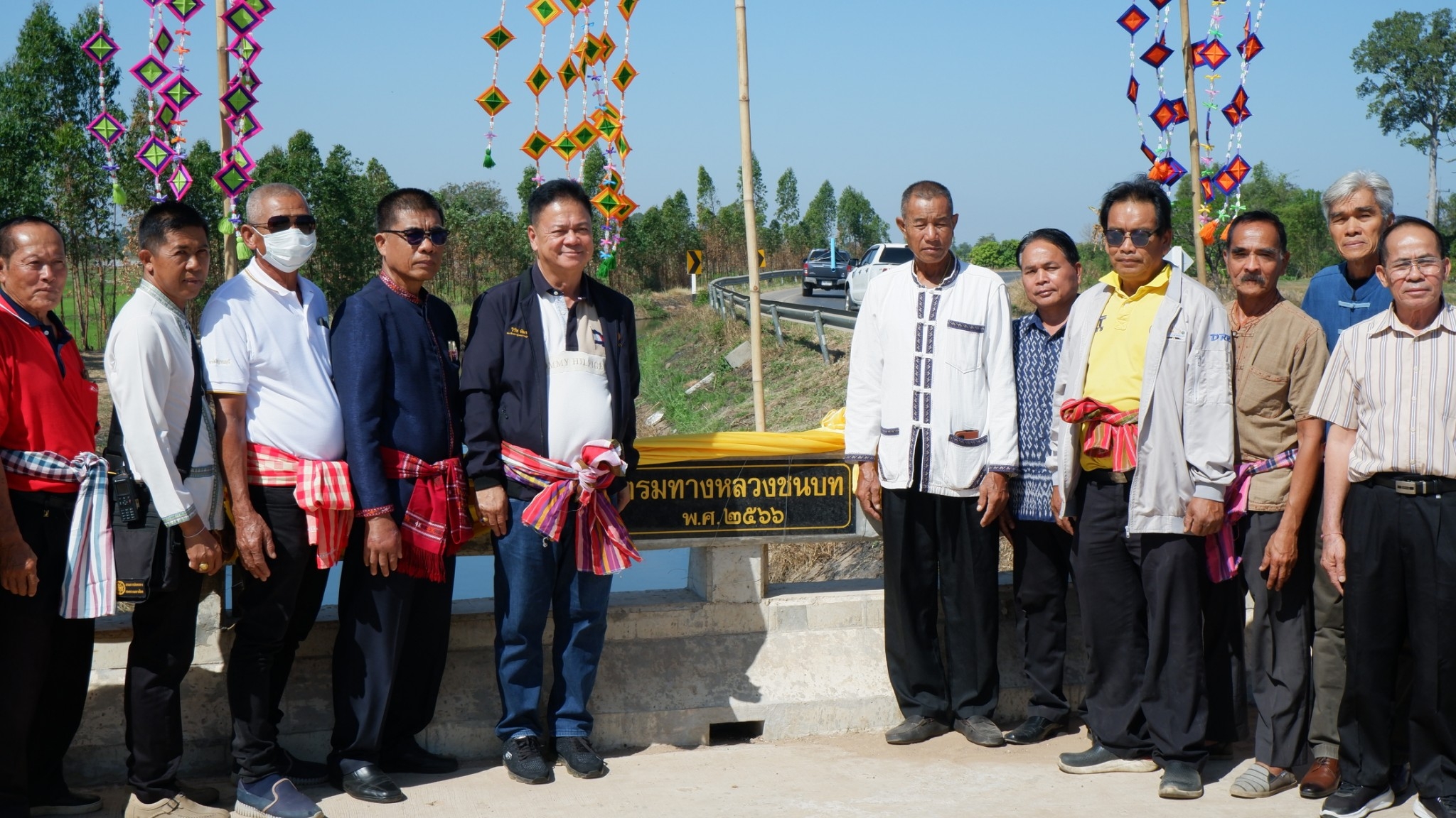 กาฬสินธุ์-เปิดสะพานข้ามคลองช่วยชาวตำบลลำพานสัญจรไปมาอย่างปลอดภัย