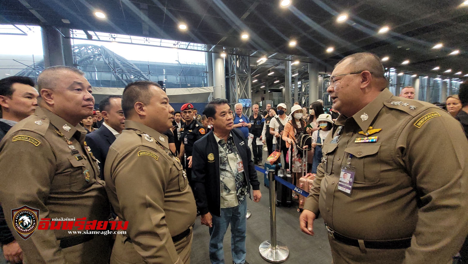 สมุทรปราการ-“สุริยะ”ลงพื้นที่สุวรรณภูมิกำชับเตรียมพร้อมรองรับผู้โดยสารทุกมิติ