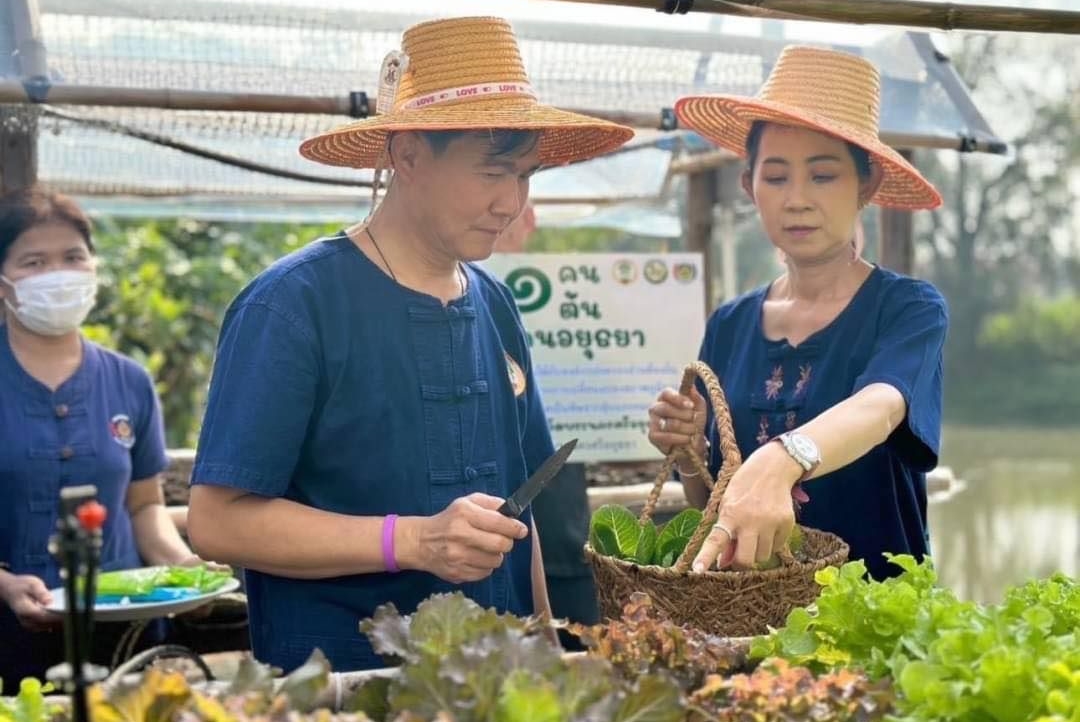 อยุธยา-ขับเคลื่อนน้อมนำแนวพระราชดำริฯ”ปลูกผักสวนครัว เพื่อสร้างความมั่นคงทางอาหาร “