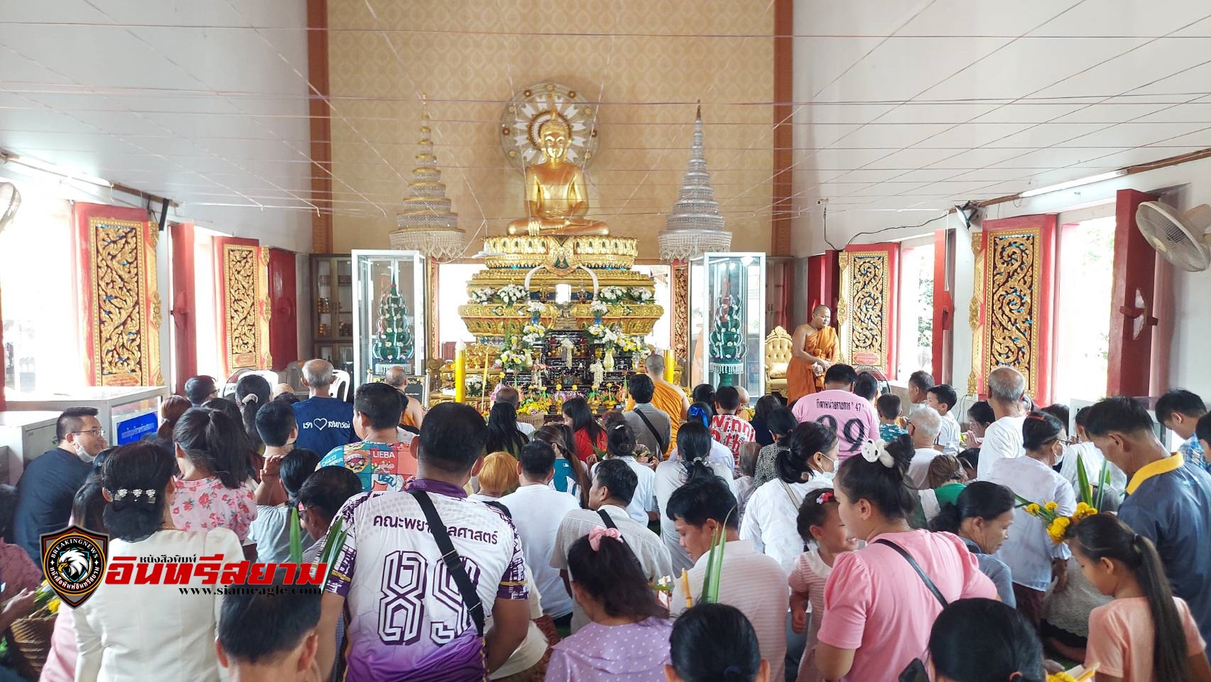 อำนาจเจริญ-งานประเพณีบุญเดือนสี่ บุญผะเหวดเทศน์มหาชาติ วันสุดท้ายคลื่นมหาชนเนืองแน่น..!!