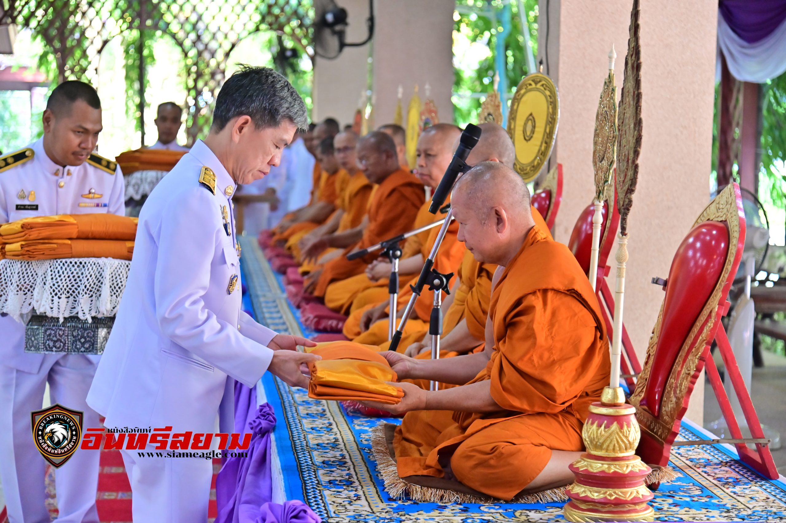 นครปฐม-จัดพิธีเจริญพระพุทธมนต์ และทำบุญตักบาตรเฉลิมพระเกียรติ สมเด็จพระกนิษฐาธิราชเจ้าฯ