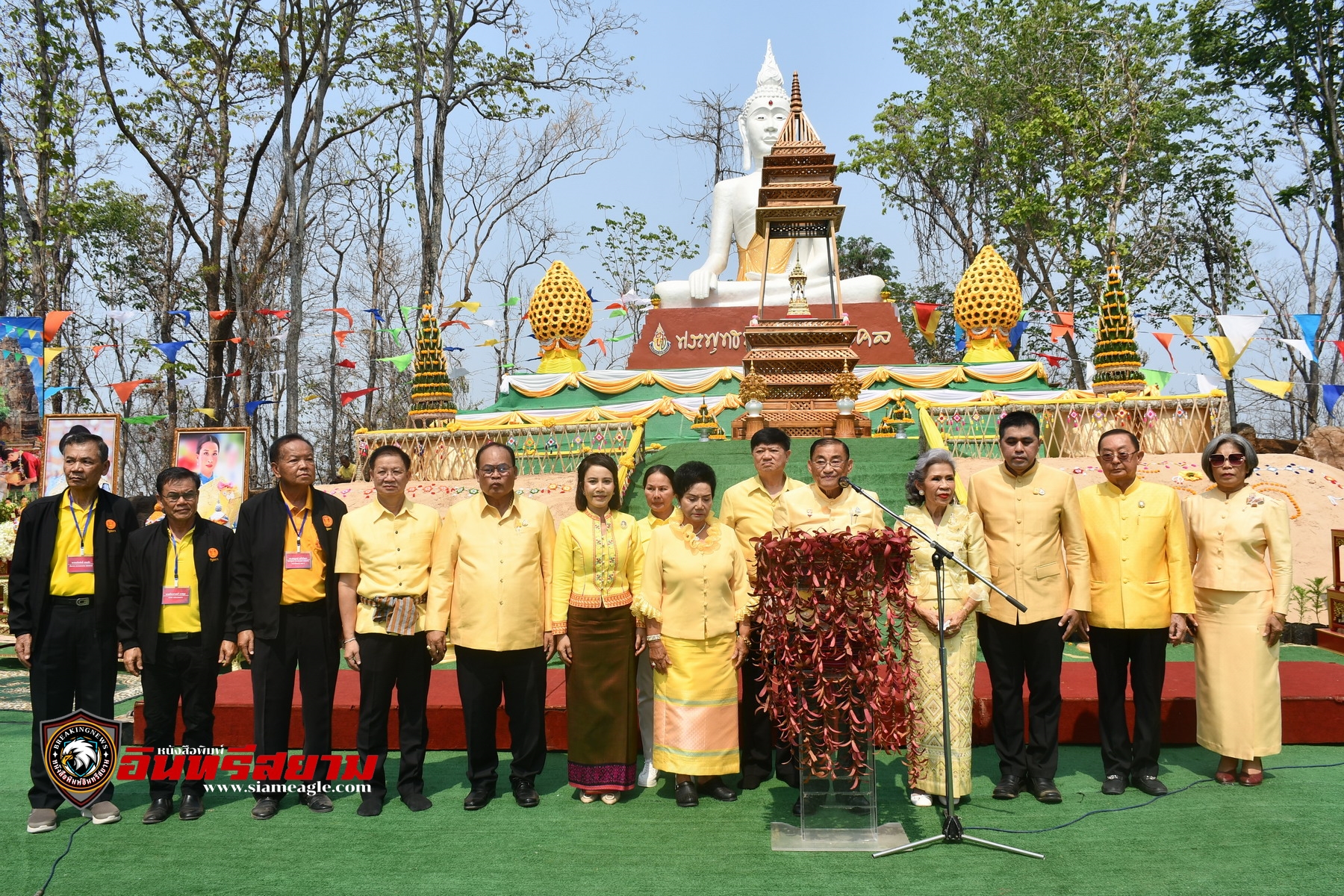 ศรีสะเกษ-รมว.วัฒนธรรมเปิดงานเถลิงพนมกะบาร์บูชาพระใหญ่ไหว้ตรุษสงกรานต์ สนานธรรมราช ครั้งที่ 3