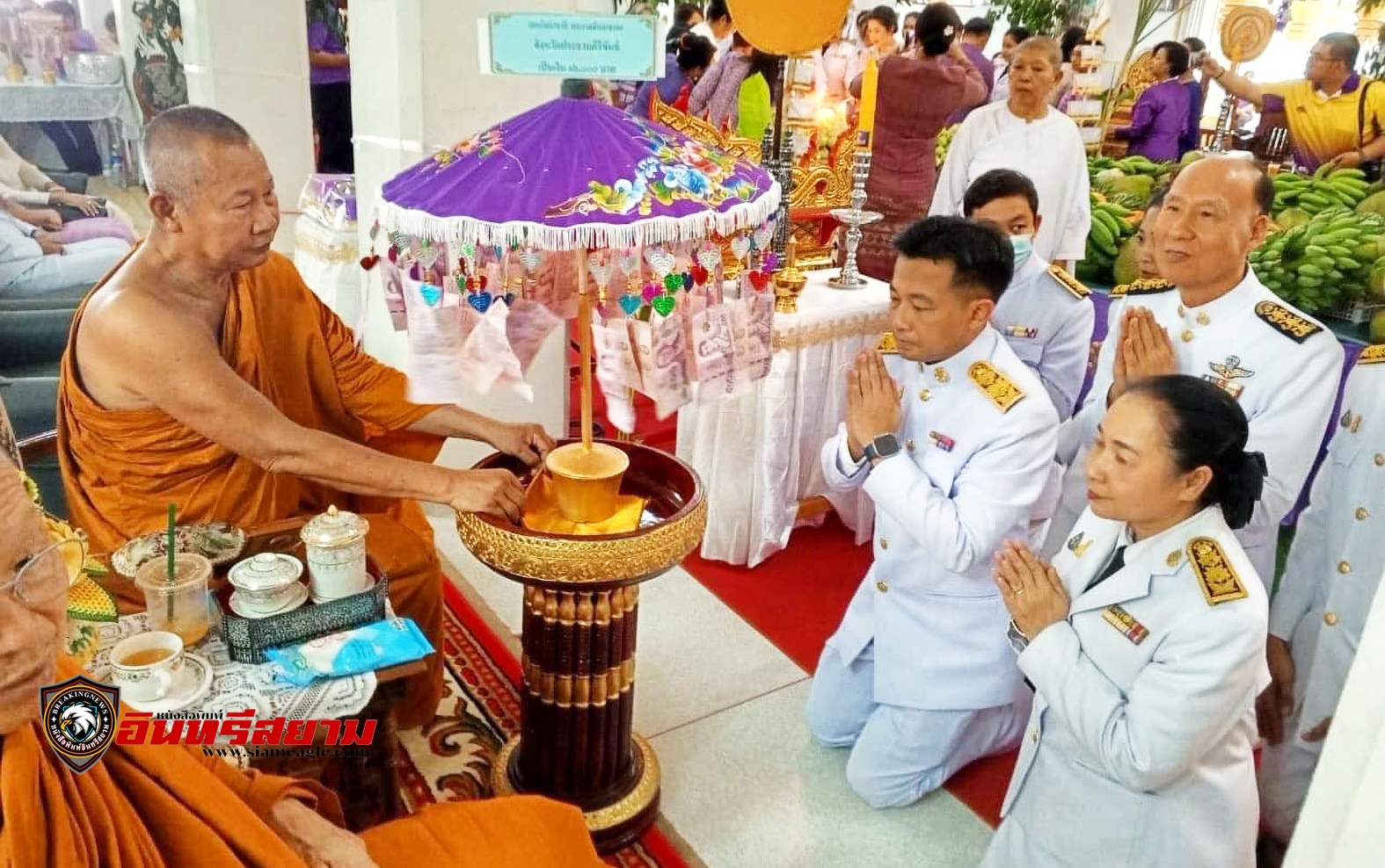 ประจวบคีรีขันธ์-วัดสุขสำราญ หัวหิน จัดเทศน์มหาชาติเวสสันดรชาดก เฉลิมพระเกียรติกรมสมเด็จพระเทพฯ