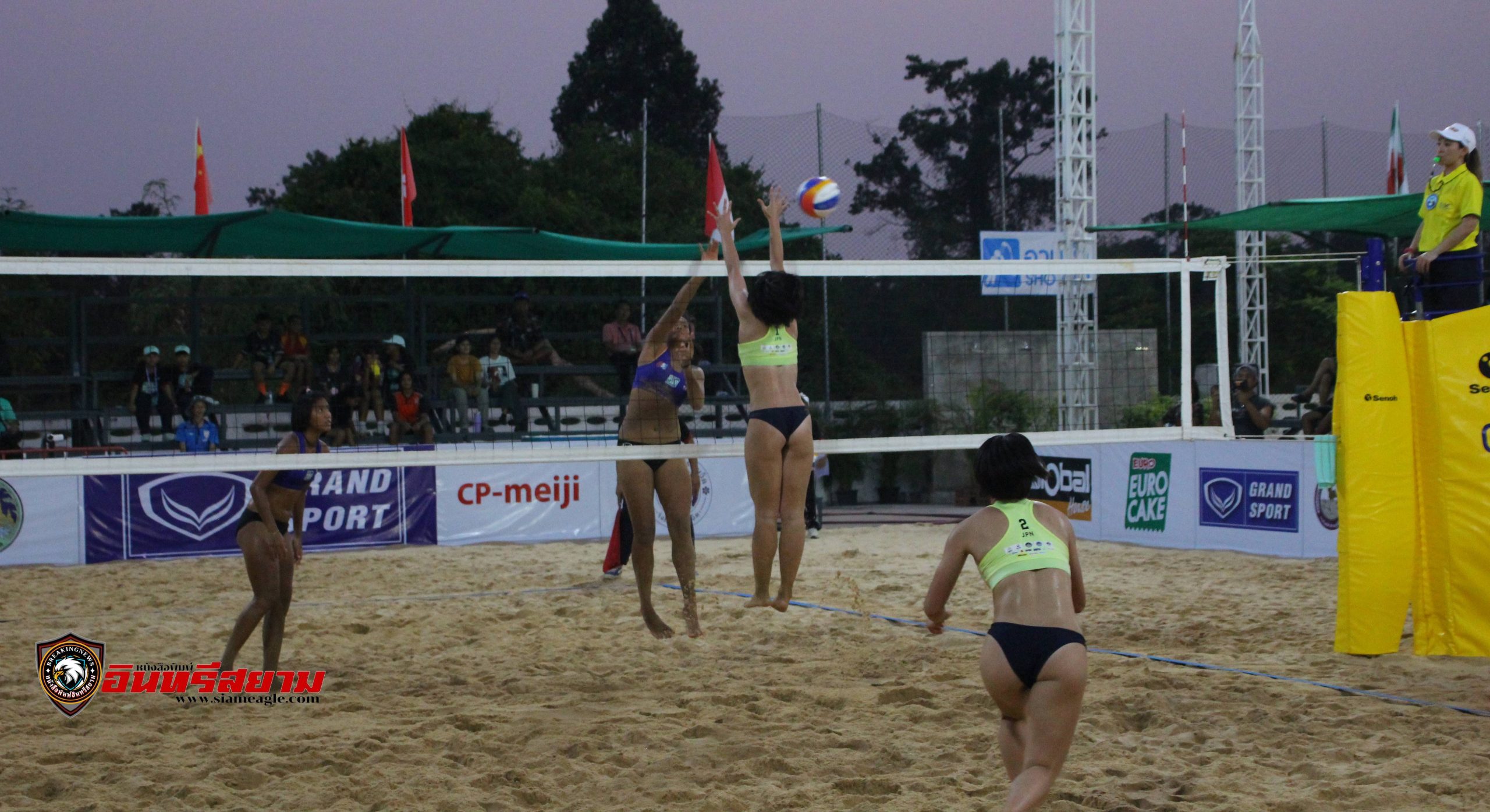ร้อยเอ็ด-เปิดการแข่งขันกีฬาวอลเลย์บอลชายหาด รุ่นอายุต่ำกว่า 19 ปี ชิงชนะเลิศแห่งเอเชีย