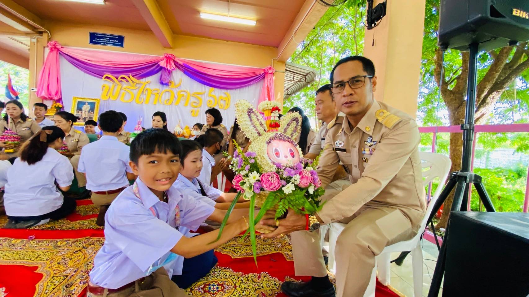 สระบุรี-“โรงเรียนบ้านครัว”จัดพิธีไหว้ครู