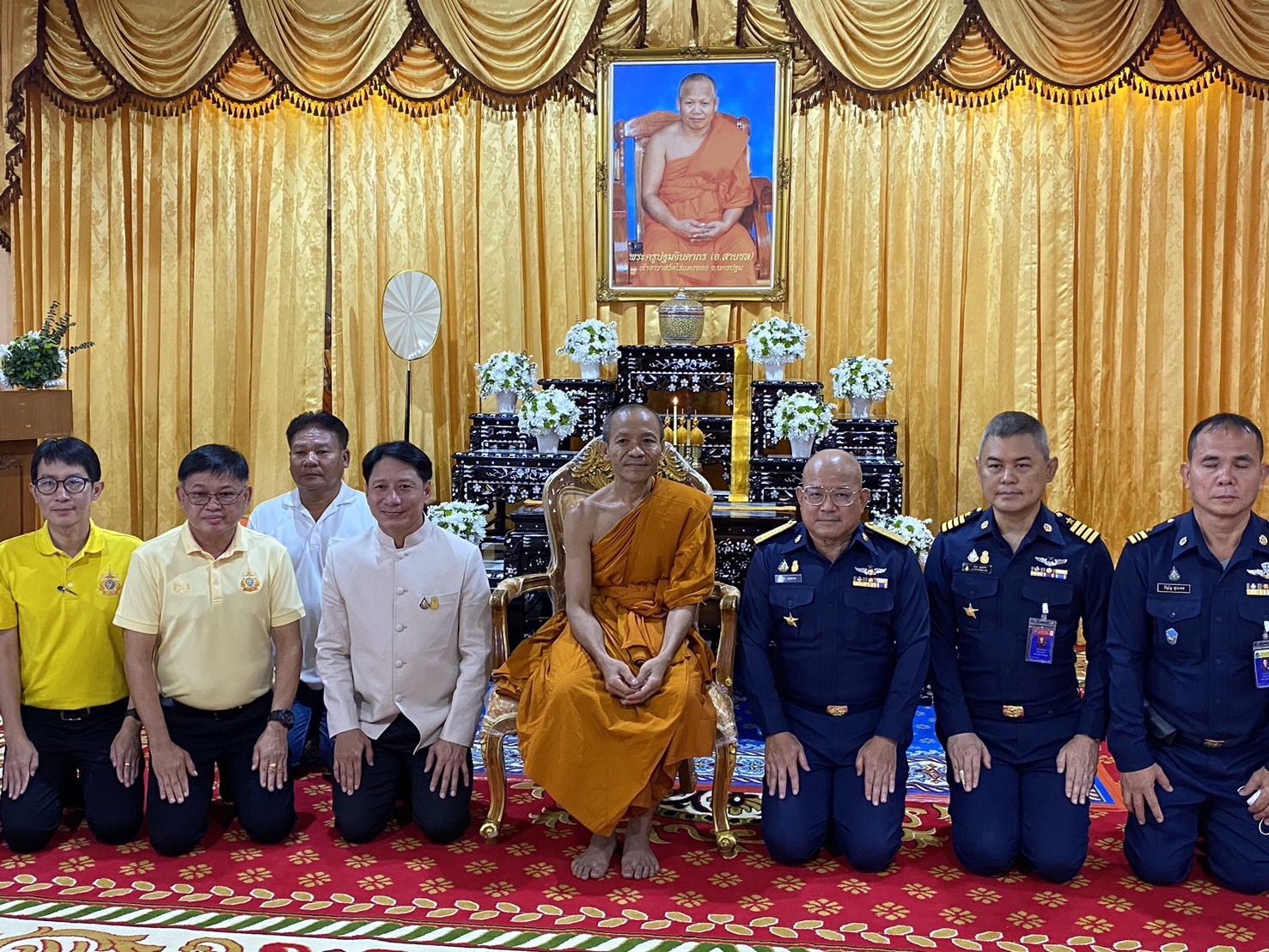 นครปฐม-พิธีทำบุญครบรอบ 2 ปี วันคล้ายวันมรณภาพ”พระครูปฐมจินดากร”อดีตเจ้าอาวาสวัดไร่แตงทอง