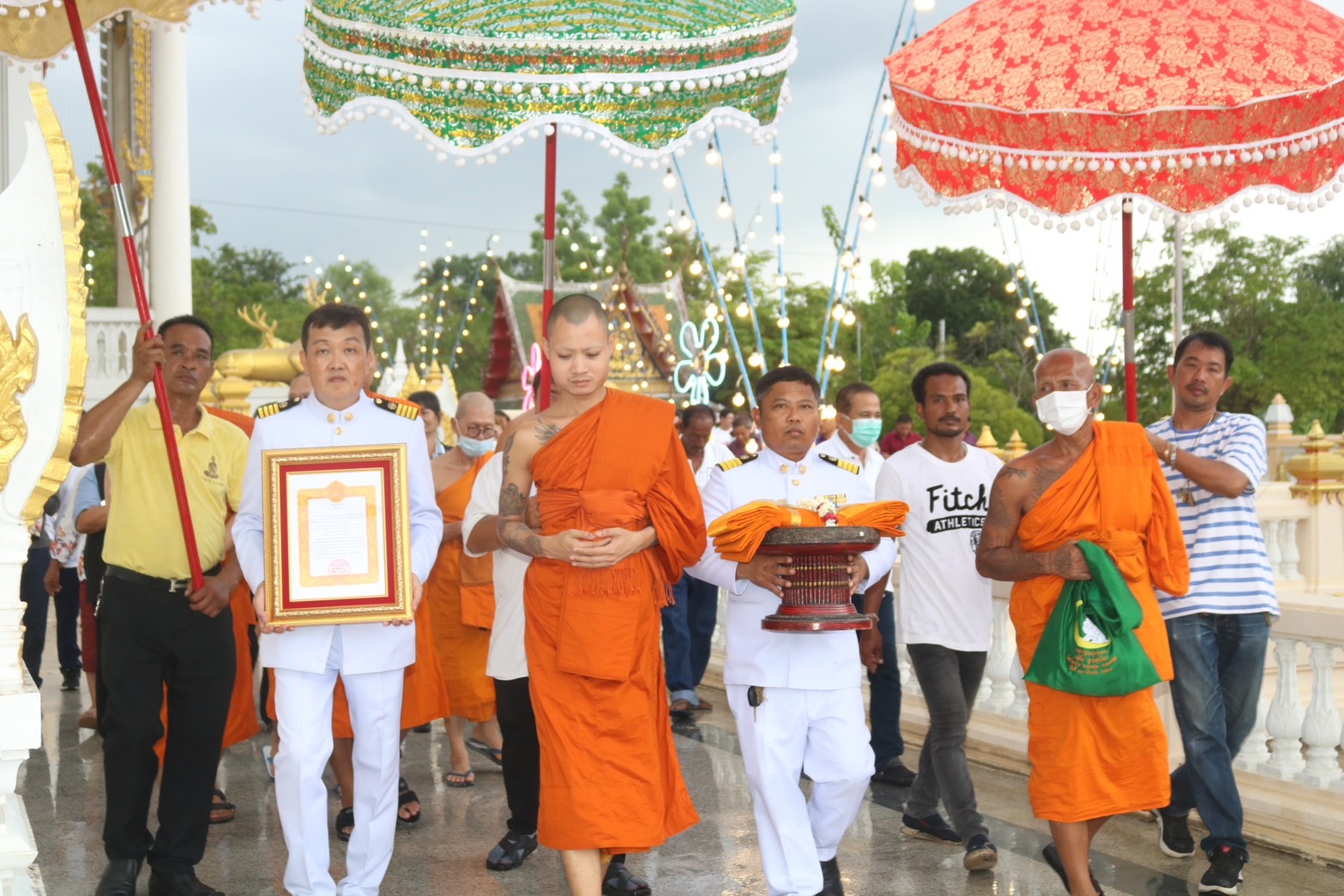 นครปฐม-วัดสามง่ามจัดพิธีรับตราตั้งเจ้าอาวาสรูปใหม่ “พระปลัดอนุชิต อนุชิโต”