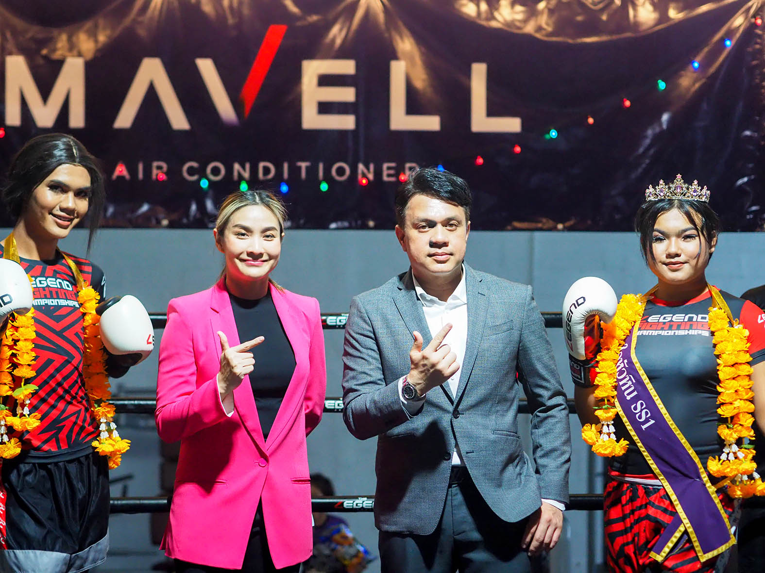 ประจวบคีรีขันธ์-สุดมันส์! “วิว เยาวภา” จัดแข่งมวยไทย รายการ Mavell Air X Legend Fight Pride Month