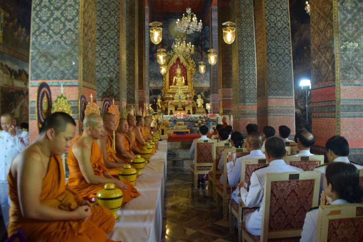 อยุธยา-วัดเสนาสนารามฯบำเพ็ญกุศลถวายพระราชกุศลแด่เนื่องในโอกาสที่ทรงพระผนวช ครบ 200 ปี