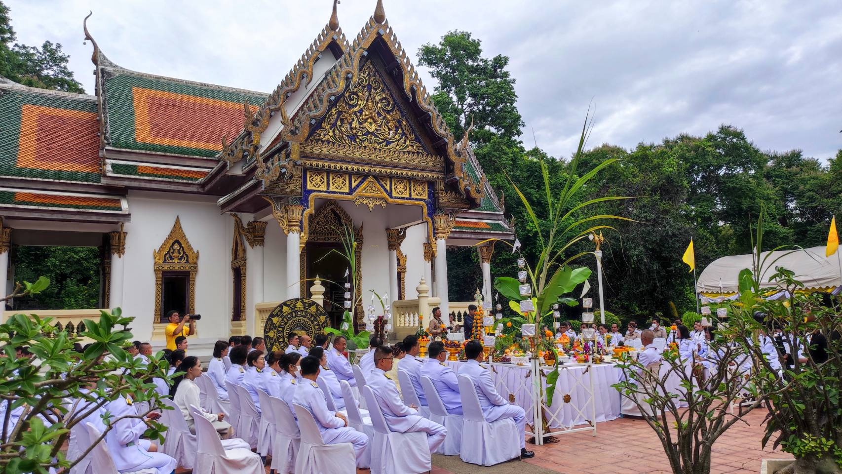 สระบุรี-ประกอบพิธี บวงสรวงดวงพระวิญญาณสมเด็จพระเจ้าทรงธรรมและสิ่งศักดิ์สิทธิ์