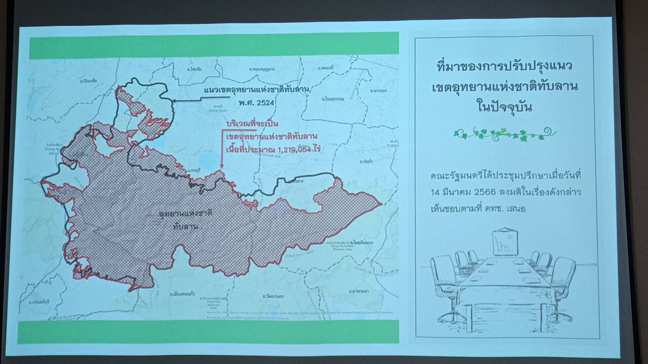 ปราจีนบุรี-อุทยานแห่งชาติทับลานมรดกโลก! จัดประชุมการรับฟังความคิดเห็นกำหนดพื้นที่ให้เป็นอุทยาน