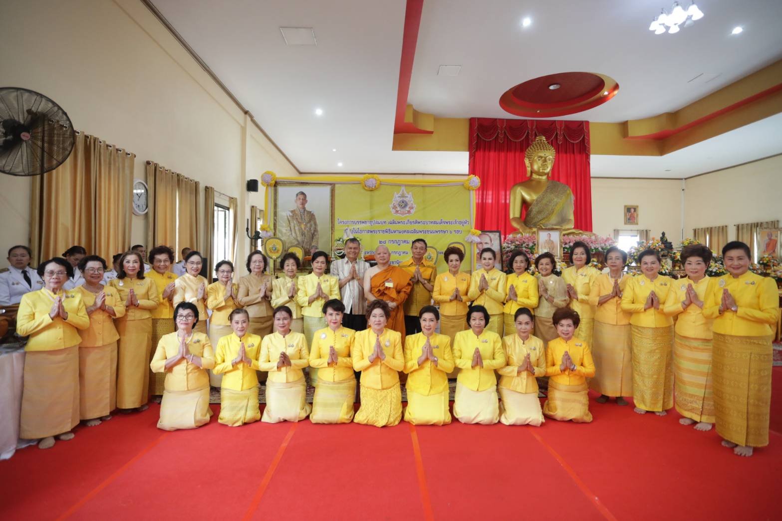 กาฬสินธุ์-บรรพชาอุปสมบทเฉลิมพระเกียรติพระบาทสมเด็จพระเจ้าอยู่หัวฯ