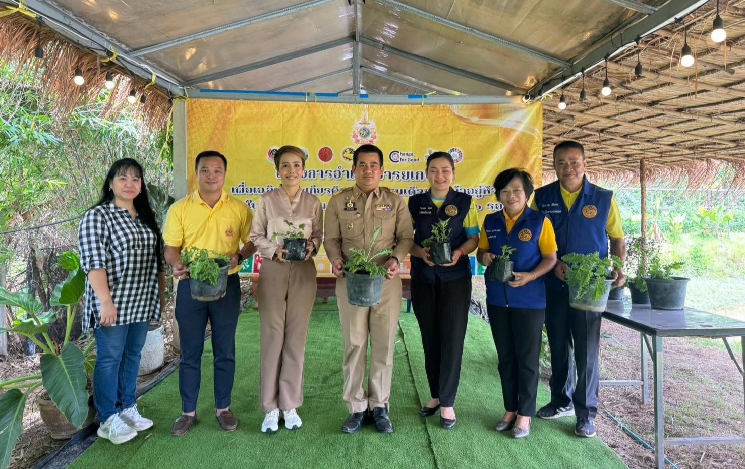 อุดรธานี-“อำเภอประจักษ์ฯ” น้อมนำแนวพระราชดำริ มาประยุกต์ใช้กับโครงการ อำเภออารยเกษตร