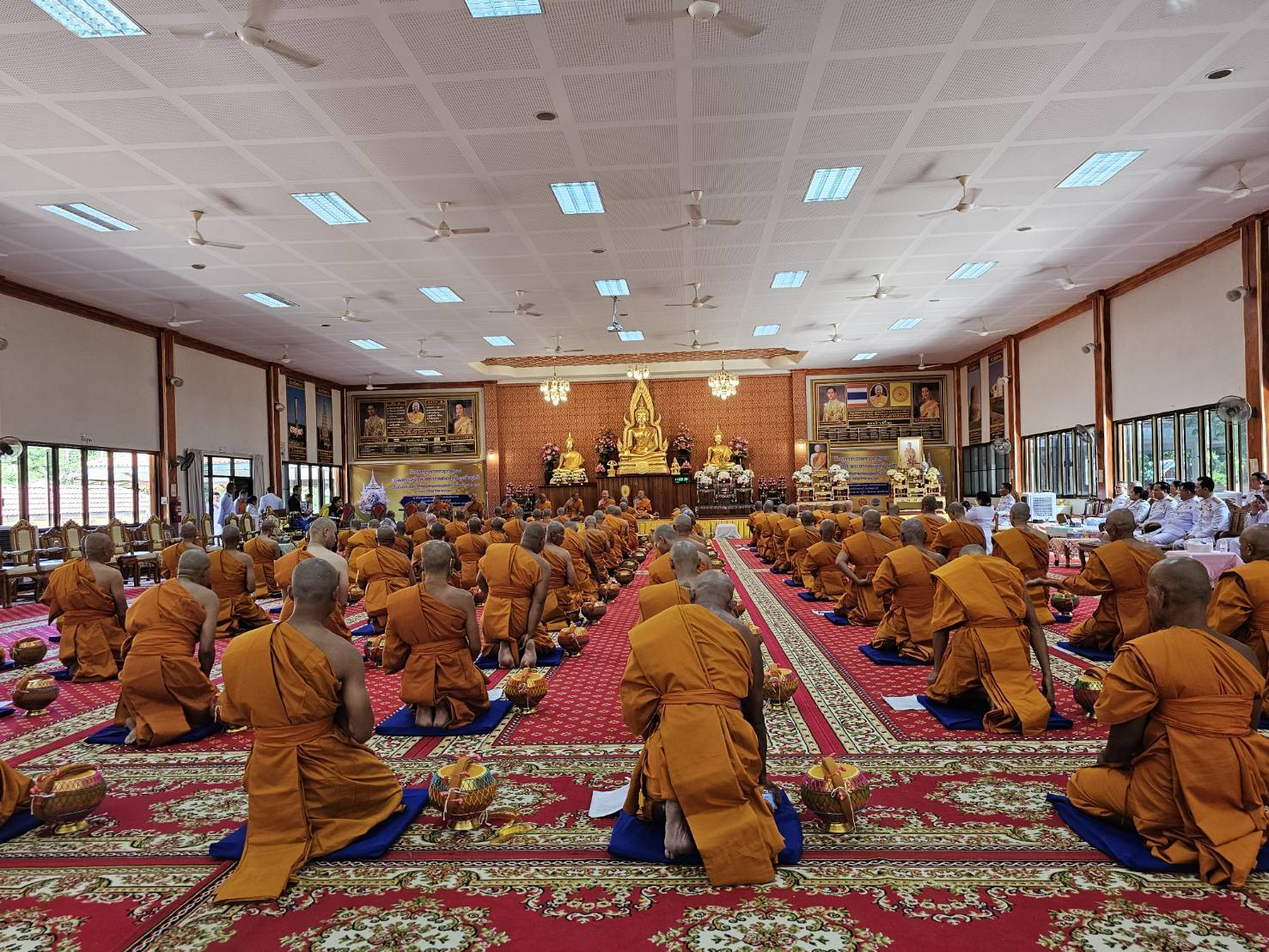 สระบุรี-จัดพิธีบรรพชาอุปสมบทโครงการอุปสมบทเฉลิมพระเกียรติฯ