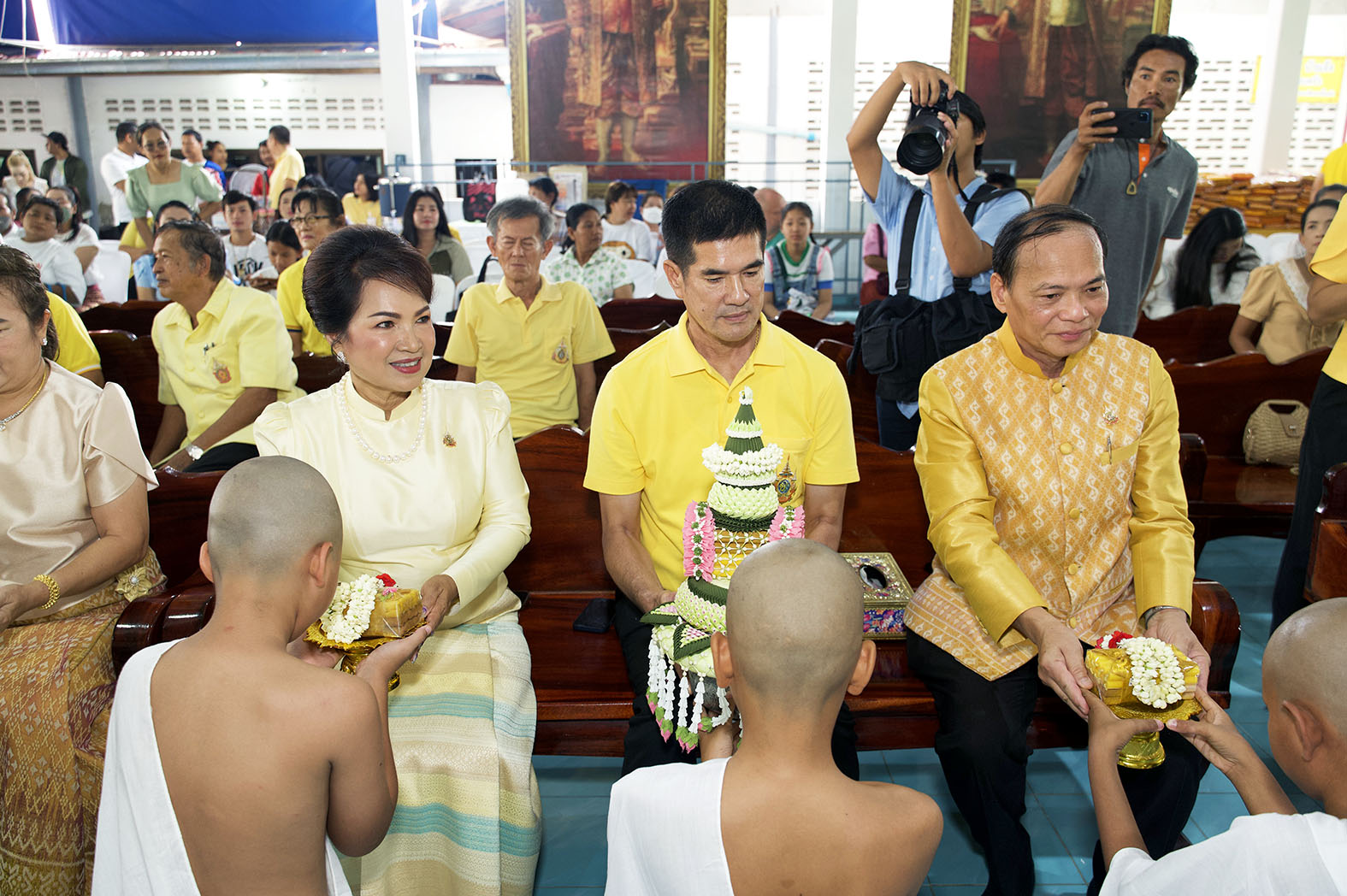 ประจวบคีรีขันธ์-สภาวัฒนธรรมหัวหิน จัดบรรพชาสามเณร 126 รูป เฉลิมพระเกียรติฯ