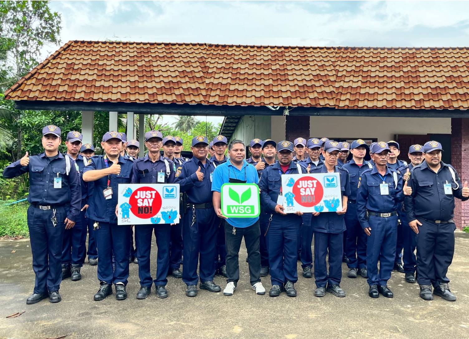 ประจวบคีรีขันธ์-บจก.รักษาความปลอดภัยเวสเทิร์น สุ่มตรวจสารเสพติดพนักงาน 100 %