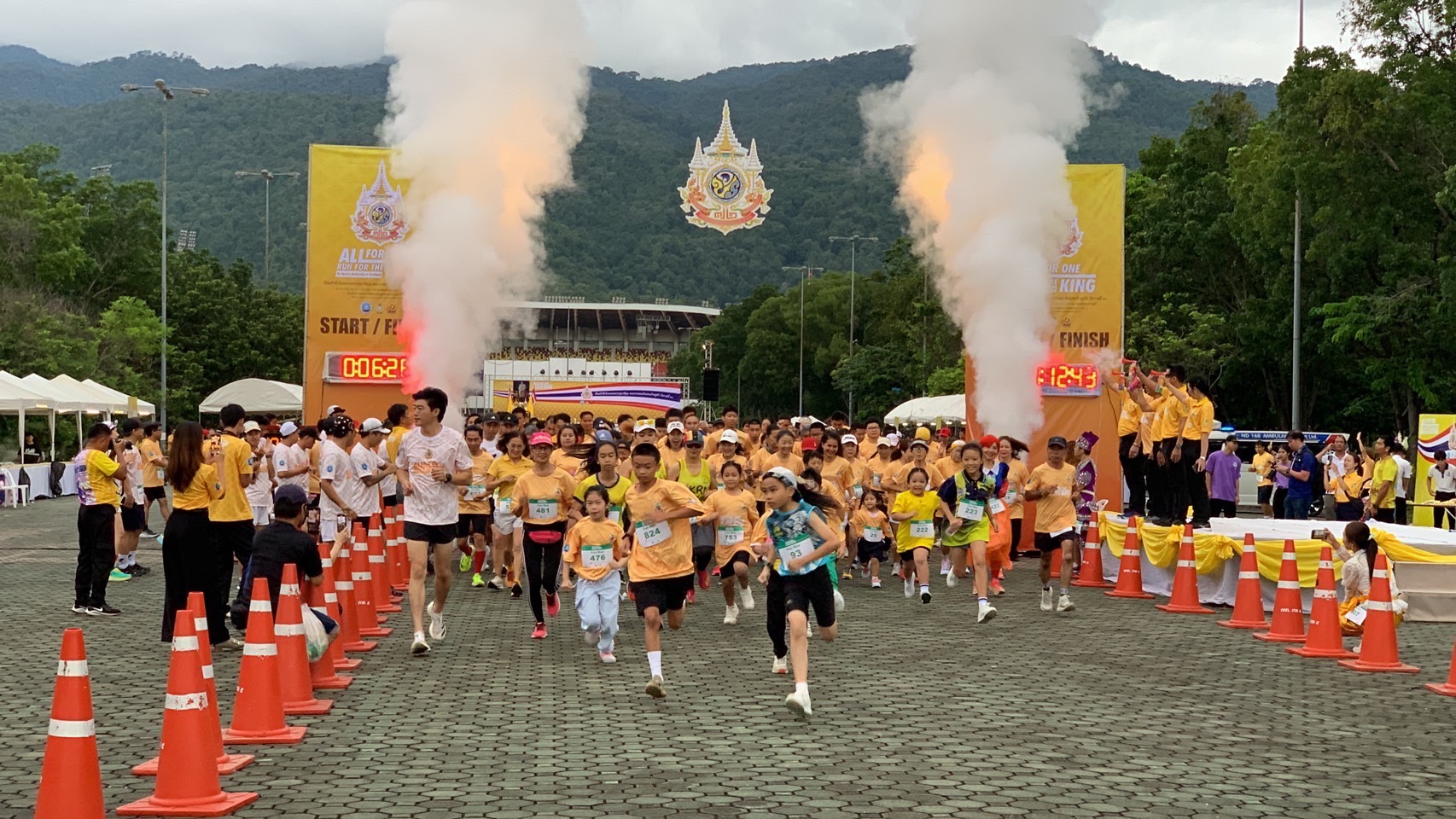 เชียงใหม่-กกท.ภาค 5 จัดกิจกรรมวิ่ง”ALL FOR ONE RUN FOR THE KING”เฉลิมพระเกียรติฯ