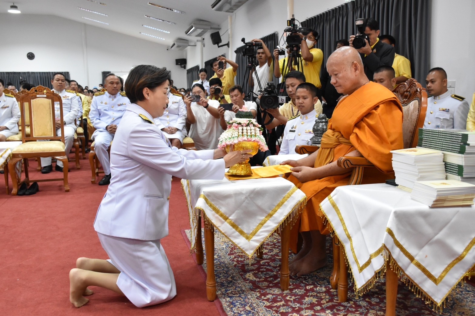 นครปฐม-กระทรวงวัฒนธรรม จัดพิธีเจริญพระพุทธมนต์และกิจกรรมจิตอาสาบำเพ็ญสาธารณประโยชน์