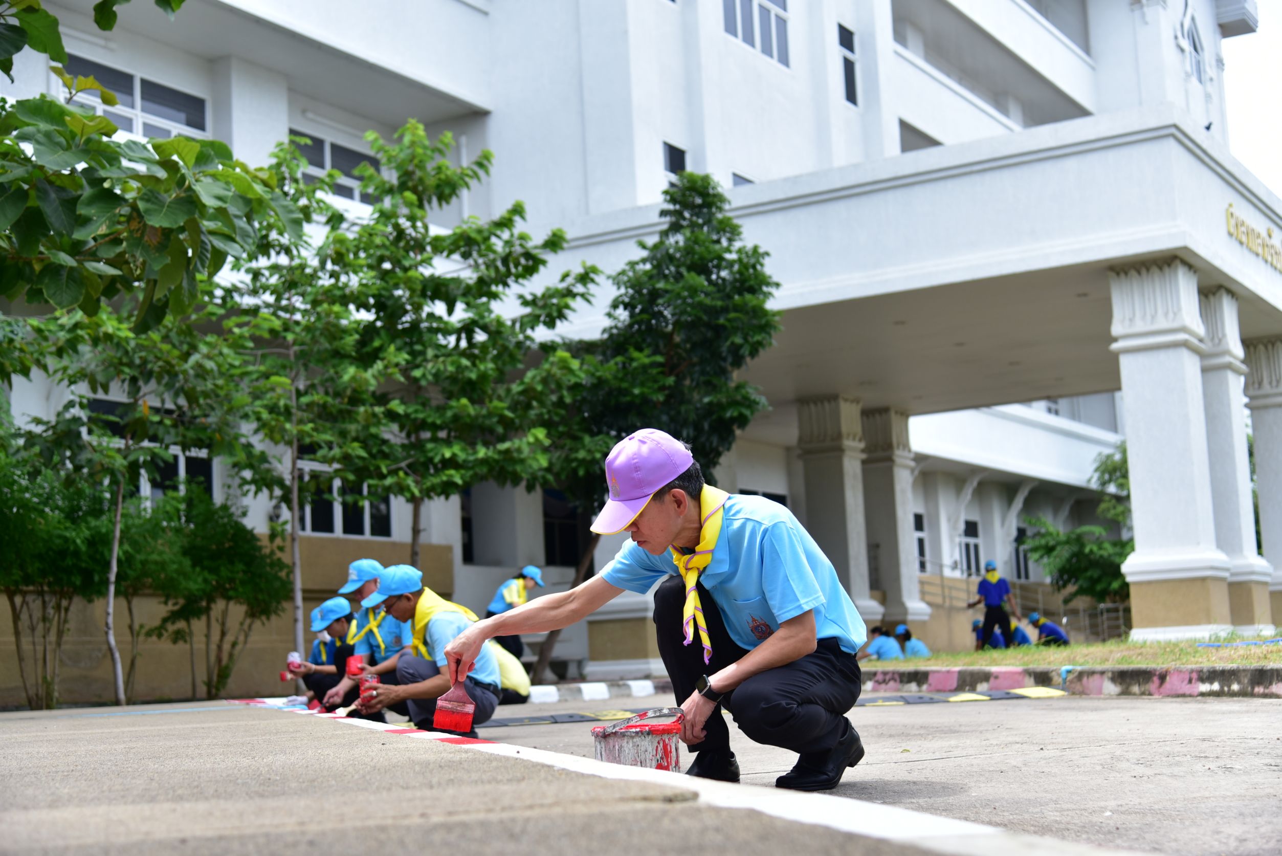 นครปฐม-จัดกิจกรรมจิตอาสาพัฒนาปรับภูมิทัศน์ศาลากลางจังหวัดฯ