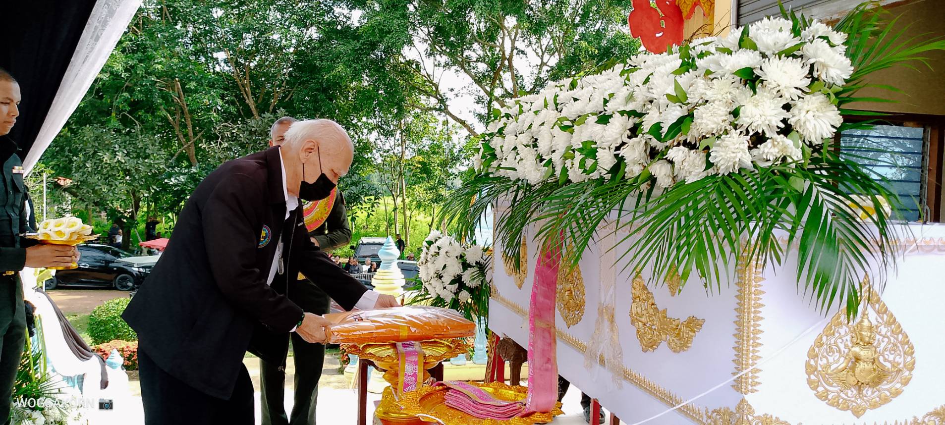 ปราจีนบุรี-มูลนิธิปราจีนบุรีร่วมใจ ร่วมงานฌาปนกิจศพ คุณแม่ทองรัก เอมสำราญ