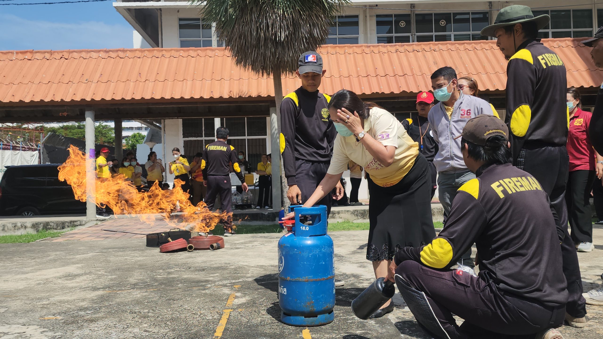 ปทุมธานี-“รพ.ธรรมศาสตร์”จัดอบรมดับเพลิงขั้นต้นเพื่อความพร้อมในการป้องกันและระงับอัคคีภัย