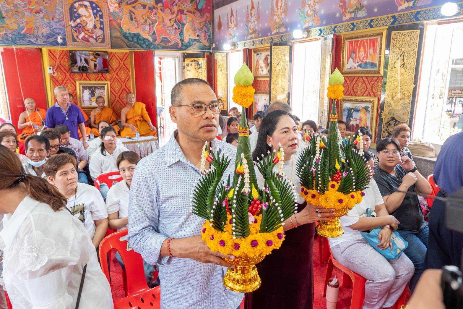 นครนายก-วัดธรรมปัญญา สวดพุทธาภิเษก หลวงพ่อเสาร์ 5