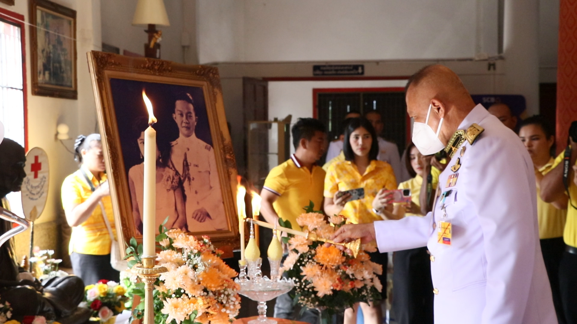 สิงห์บุรี-จัดพิธีบำเพ็ญกุศลทักษิณานุปทานอุทิศถวาย”หม่อมหลวงบัว กิติยากร”