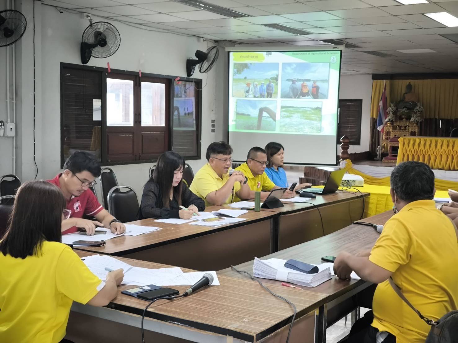 สุโขทัย-อำเภอเมือง เห็นชอบให้ช่วยเหลือเกษตรกรผู้ประสบภัยพิบัติ(อุทกภัย)ด้านพืช รอบที่ 1