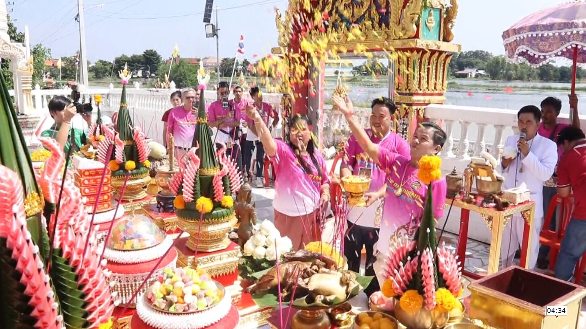 สุพรรณบุรี-แห่ส่องเลขเด็ดดาวร้าย “ดามพ์ ดัสกร” พิธีมหาพุทธาภิเษกพระปิดตากนกข้างมงคล