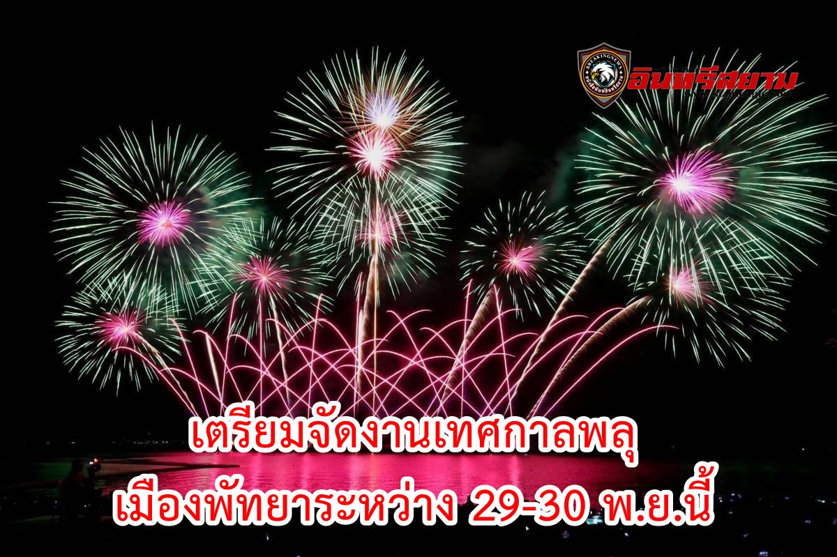 ชลบุรี-เตรียมจัดงานเทศกาลพลุเมืองพัทยาระหว่าง 29-30 พ.ย.นี้