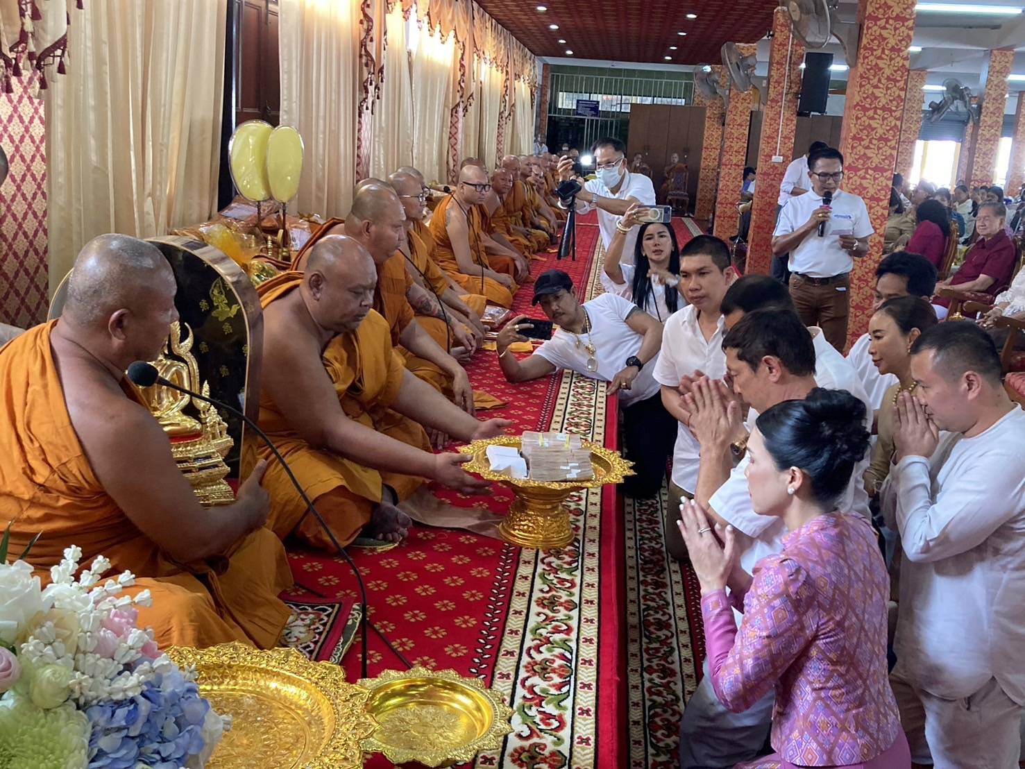 ชลบุรี-ทอดกฐินฯวัดบุญสัมพันธ์ สร้างวิหารหลวงปู่อาด”เทพยดาแห่งท้องทะเลพัทยา”