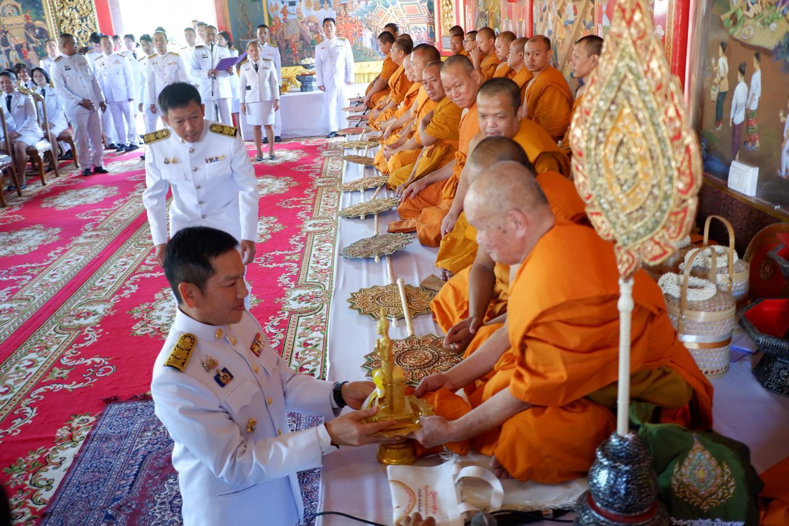 ร้อยเอ็ด-จัดพิธีถวายผ้าพระกฐินพระราชทาน ของกรมตรวจบัญชีสหกรณ์ ประจำปี 2567