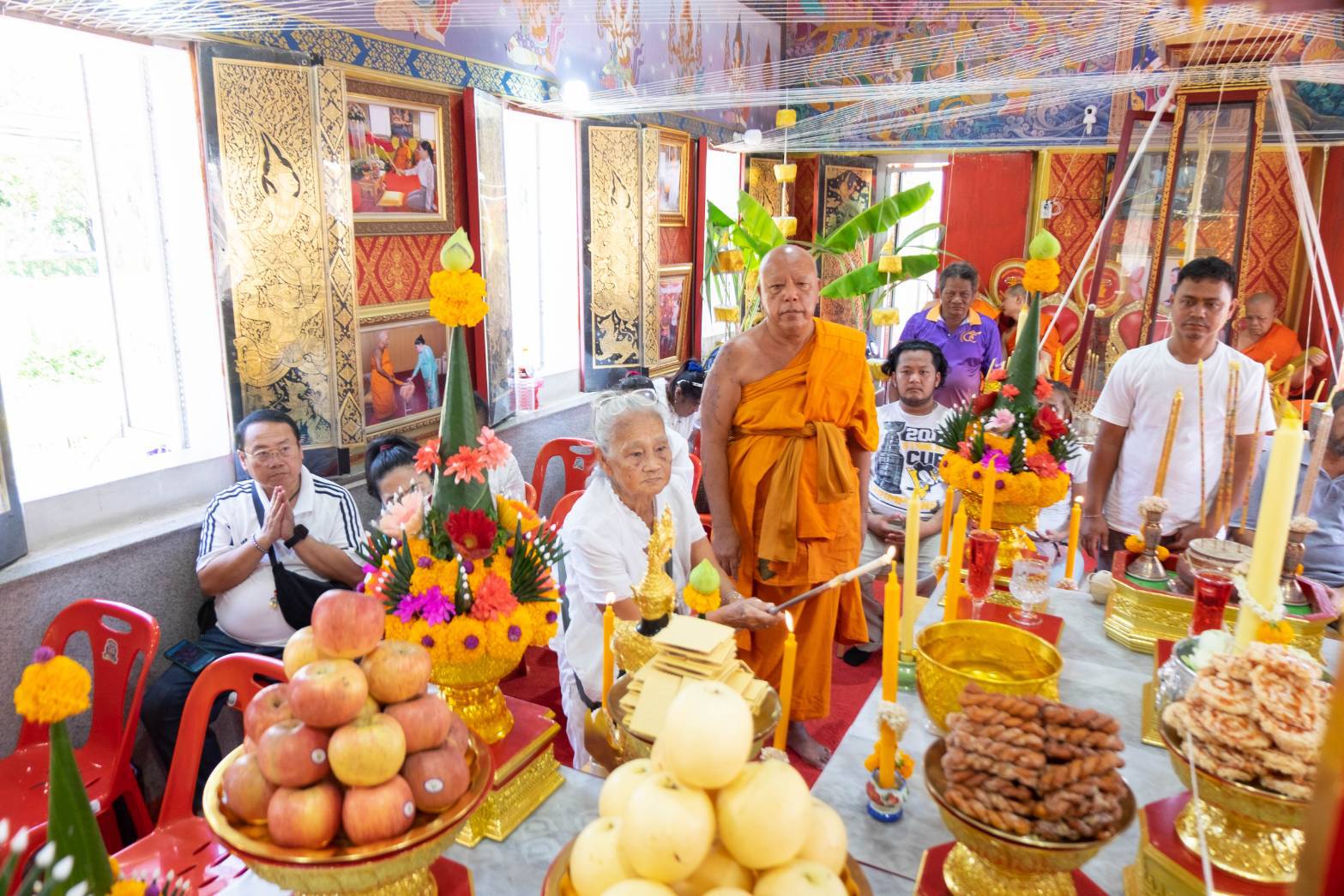 นครนายก-วัดธรรมปัญญา สวดมหาพุทธาภิเษก องค์หลวงพ่อเสาร์ 5