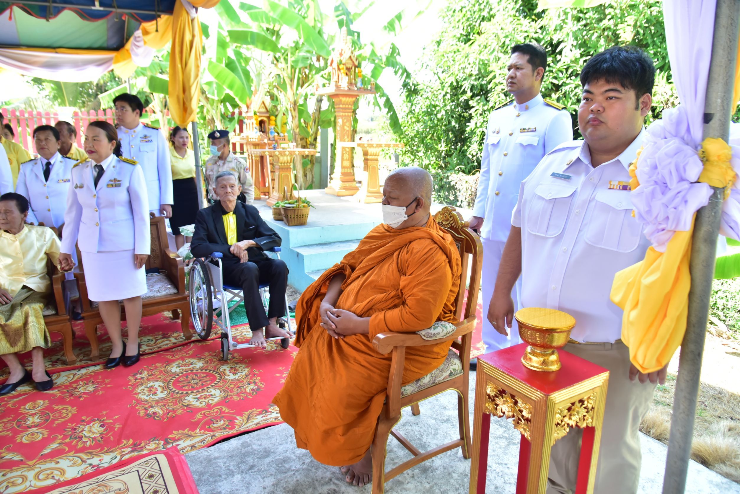 นครปฐม-จัดพิธีรับพระราชทานเครื่องราชอิสริยาภรณ์อันเป็นที่สรรเสริญยิ่งดิเรกคุณาภรณ์