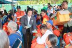 อำนาจเจริญ-มท.4 ลงพื้นที่ตรวจราชการและมอบสิ่งของช่วยเหลือผู้ประสบวาตภัย