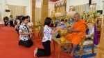 ร้อยเอ็ด-ศูนย์เมล็ดพันธุ์ข้าวฯเข้าร่วมโครงการสรงน้ำพระ 9 วัดและส่งมอบเมล็ดพันธุ์ข้าวฯ