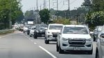 ปราจีนบุรี-ตำรวจทางหลวงเร่งระบายรถตลอดถนนสาย 304 แน่นหนึบ
